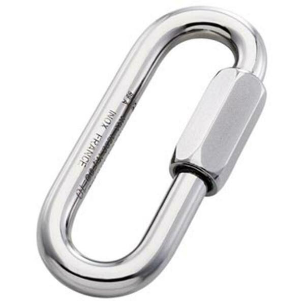 Maillon Rapide Steel Quick Link Long Plated, 7 mm. 119339